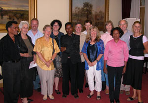 Committee with visitors from East Timor