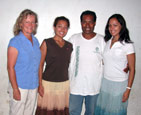 Abel Guterres daughters in Baguia with Derarca